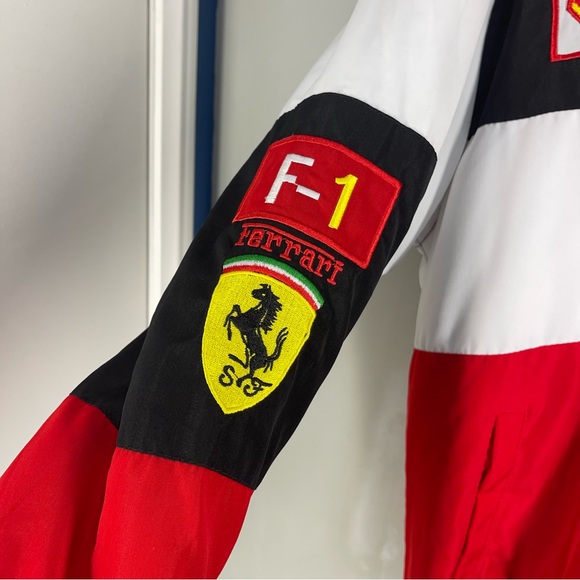 Ferrari Red and Black Jacket Men Size Medium - Picture 2 of 12